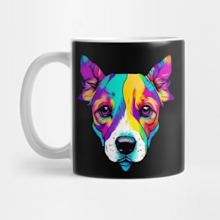 Funky Pop Art Dog Head Mug